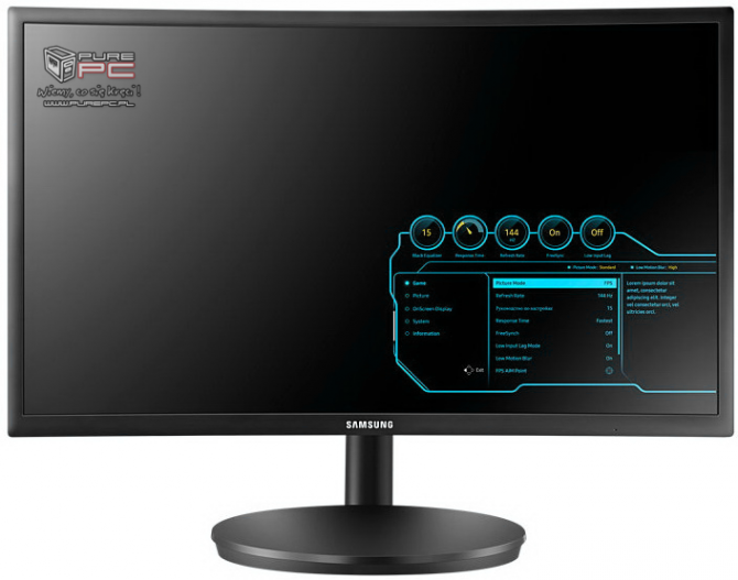 Samsung C24FG70FQU - 144 Hz, Quantum Dot, FreeSync i matryca [22]