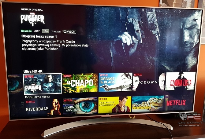 Oglądamy filmy w 4K i Dolby Vision na TV LG Super UHD 55SJ81 [nc3]