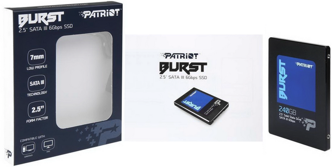 Patriot Burst 240GB Jeden z tańszych SSD dostępnych na rynku [5]