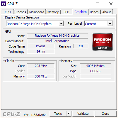 Radeon RX Vega M GH vs GeForce GTX 1050 i GTX 1060 | PurePC.pl