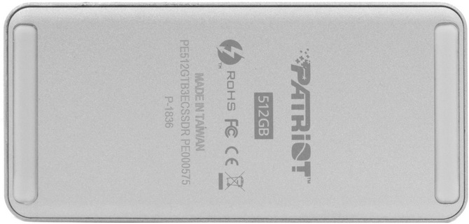 Test Patriot Evolver 512 GB - Przenośny SSD ze złączem Thunderbolt [nc2]