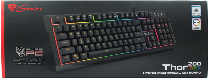 Test klawiatury Genesis Thor 200 RGB - Mechanik czy membrana? [nc2]