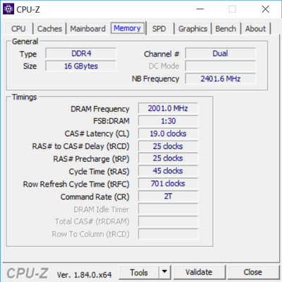 Test pamięci DDR4 Inno3D iChill Aura 4000 MHz CL19 [nc3]
