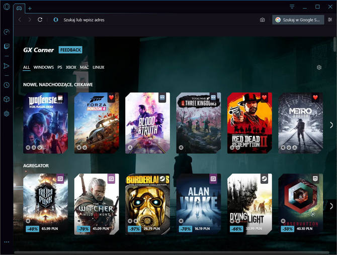 Opera GX - Test pierwszej przeglądarki internetowej dla graczy [1]