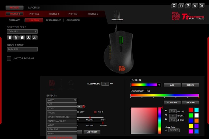 Test myszy Thermaltake Nemesis Switch Optical RGB - szał konfiguracji [12]