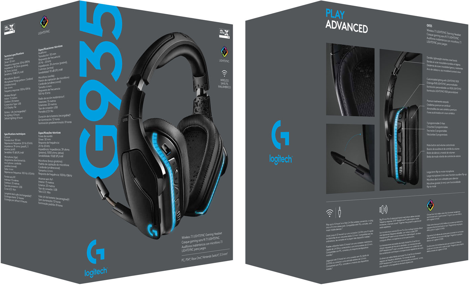 Test s uchawek Logitech G935 Wireless 7.1 co z pi knej i co z