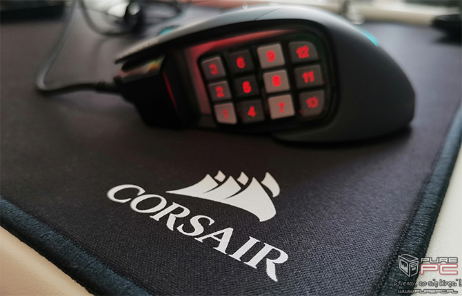 Test myszy Corsair Scimitar RGB Elite i podkładki-gigant MM500 [12]