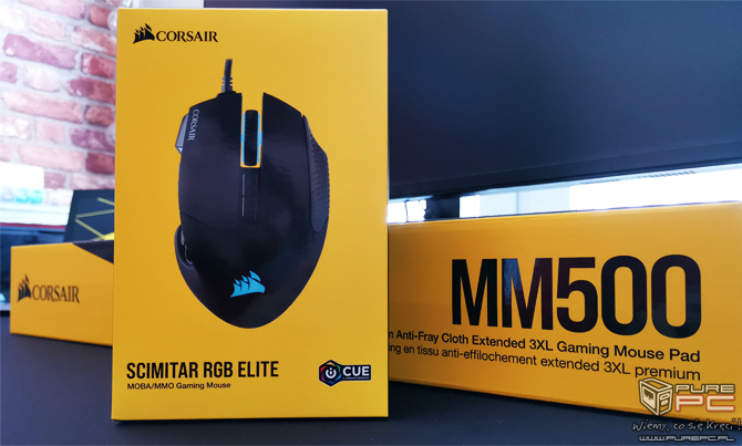 Test myszy Corsair Scimitar RGB Elite i podkładki-gigant MM500 [3]