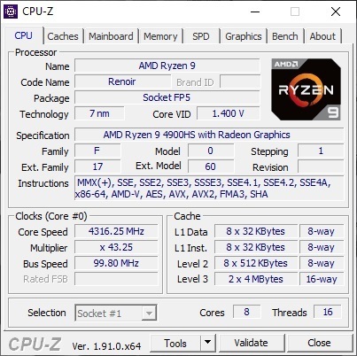 AMD Ryzen 7 4800U - Test wydajności procesora dla laptopów [4]