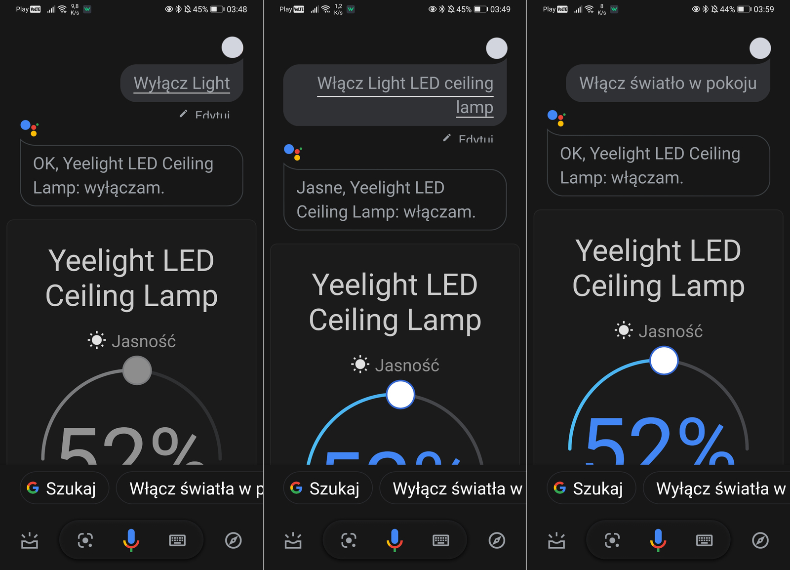 Xiaomi Yeelight LED Ceiling Light test inteligentnej lampy sufitowej
