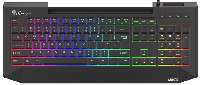 Genesis Lith 400 RGB - test solidnej, nożycowej klawiatury dla graczy [nc1]