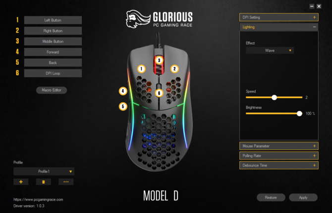 Test Glorious PC Gaming Race Model D - wyprofilowany szatan [nc1]