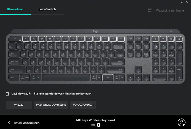 Test bezprzewodowej klawiatury Logitech MX Keys - Biuro, ergonomia, klasa premium. Brzmi dobrze, jak działa w praktyce? [nc1]