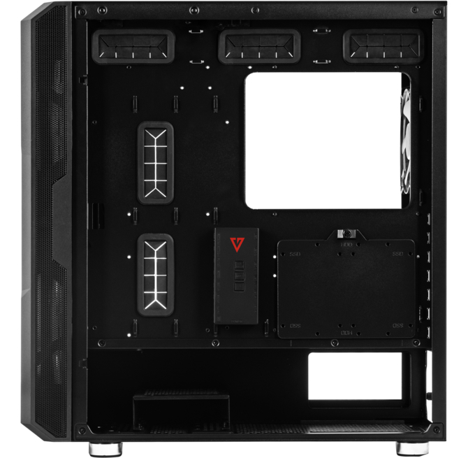 Test obudowy MODECOM Volcano Amirani ARGB - Ulepszona wersja Lian Li Lancool 215 z bogatym podświetleniem [9]