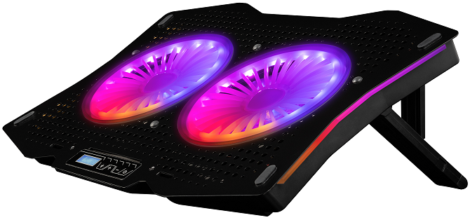 Modecom MC-CF18 RGB SILENT - Test podstawki chłodzącej pod laptopa. Sprawdzamy jej wydajność na Razer Blade 14 [nc1]
