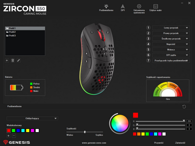 Test Genesis Zircon 550 – bezprzewodowa mysz dla graczy w cenie do 200 zł. Czy pokona mocną konkurencję? [nc1]