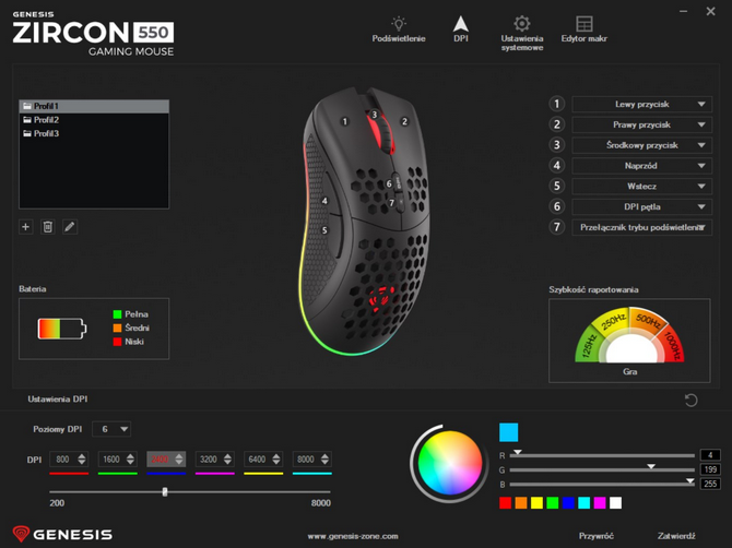 Test Genesis Zircon 550 – bezprzewodowa mysz dla graczy w cenie do 200 zł. Czy pokona mocną konkurencję? [nc1]