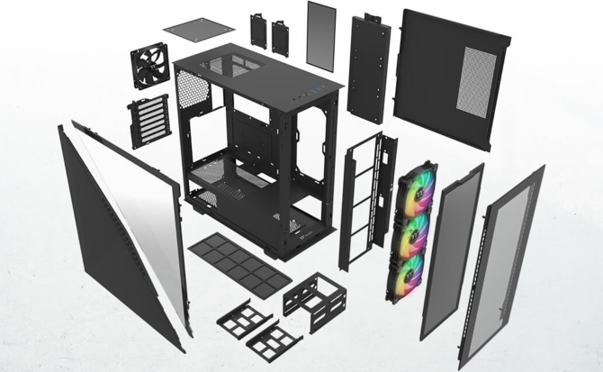 Test obudowy Thermaltake Divider 300 TG ARGB - Rozświetlona konstrukcja, która ma kilka ciekawych sztuczek w zanadrzu [15]