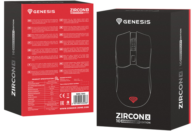 Test myszki Genesis Zircon X – jubileuszowa, limitowana edycja gryzonia, który zaskakuje na każdym kroku [nc1]