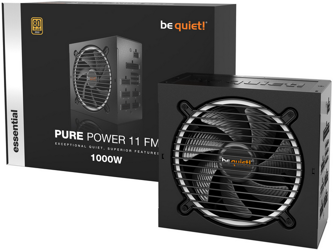 Test zasilacza be quiet! Pure Power 11 FM 1000 W - Duża moc w rozsądnej cenie, 80 PLUS Gold i odpinane okablowanie [nc1]