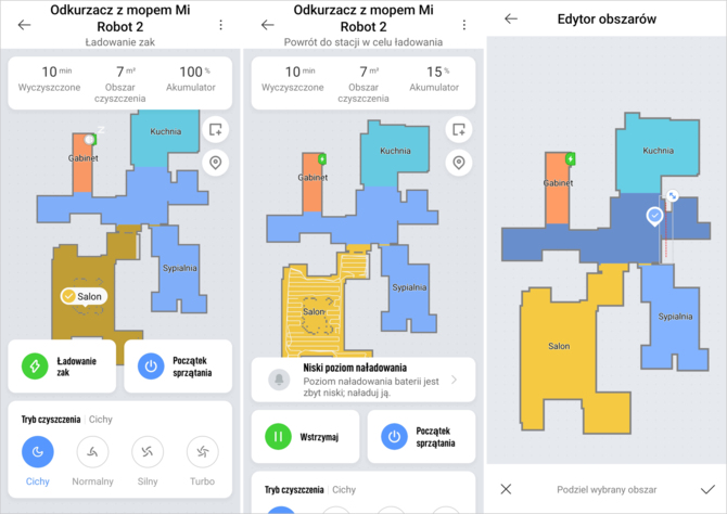 Xiaomi Mi Robot Vacuum-Mop 2 - test odkurzacza z wydajną baterią i równie wydajnymi pojemnikami na wodę i kurz [nc1]