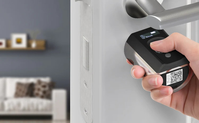 WeLock Touch41 - recenzja smart zamka odblokowywanego czytnikiem linii papilarnych, aplikacją i kartą RFID [nc1]