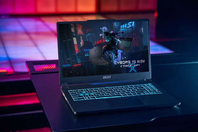 Czy na laptopie MSI Cyborg 15 pogramy w wymagające gry? Sprawdzamy jak działa NVIDIA DLSS 3 na GeForce RTX 4050 [nc1]