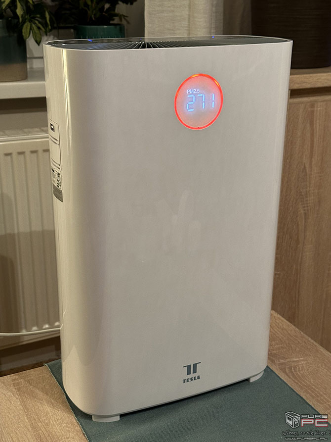 Test oczyszczacza powietrza Tesla Smart Air Purifier Pro M. Pozbądź się smogu i alergenów w pokoju [nc1]