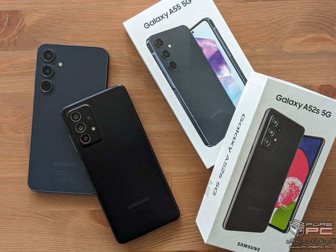Test Samsung Galaxy A55 5G vs Galaxy A52s 5G - porównujemy popularne smartfony. Czy warto przesiadać się na nowszy model? [nc1]