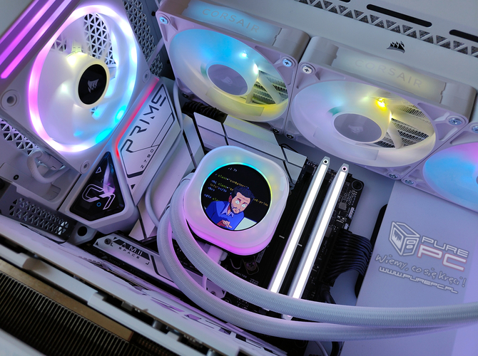 Test Corsair iCUE LINK TITAN 360 RX RGB - chłodzenie AiO, które oferuje moduły CapSwap oraz system iCUE LINK [55]