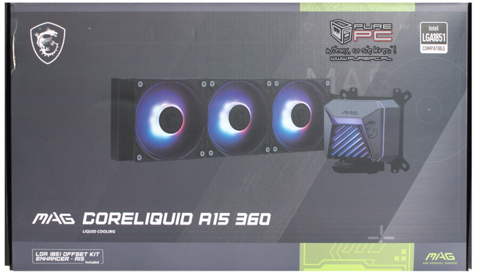 MSI MAG Coreliquid A15 360 - Rzut okiem na nowy system chłodzenia AiO. Dobra wydajność i kilka ciekawych rozwiązań [nc1]