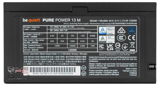 Test zasilacza be quiet! Pure Power 13M 1200 W - Najmocniejszy model w rodzinie, jednak czy zarazem najlepszy? [nc1]