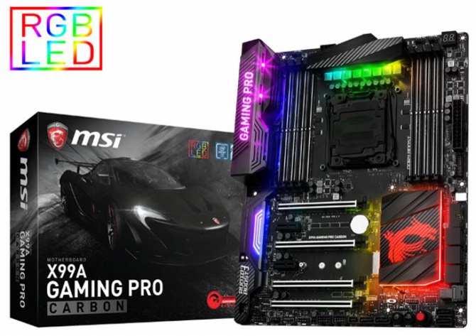 MSI X99A Gaming Pro Carbon - Kolorowa płyta pod Broadwell-E [1]