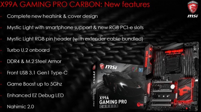 MSI X99A Gaming Pro Carbon - Kolorowa płyta pod Broadwell-E [4]