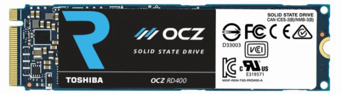 Toshiba OCZ RD400 - Nowe dyski SSD NVMe M.2 oraz PCI-E 3.0 x [2]