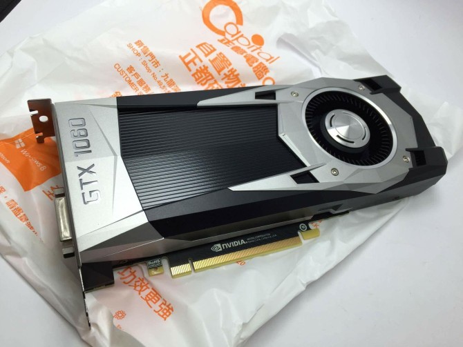 Referencyjny GeForce GTX 1060 uchwycony na zdjęciu [1]