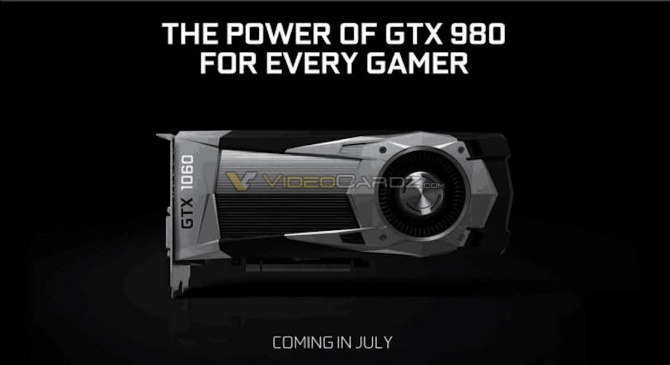 GeForce GTX 1060 szybszy od RX 480? Wyciekła specyfikacja [3]