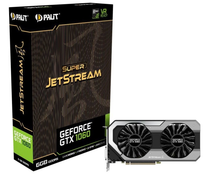 Palit prezentuje karty graficzne GeForce GTX 1060 JetStream [1]