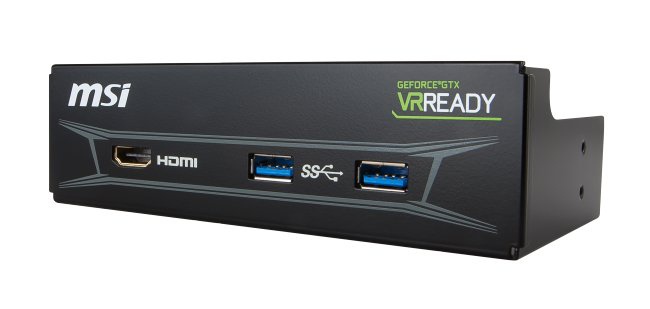 MSI VR Boost Kit - panel z portami USB 3.0 i HDMI 1.4 [2]