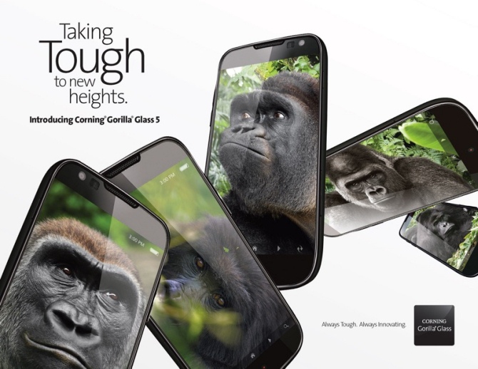 Corning Gorilla Glass 5 - koniec z rozbitymi ekranami? [1]
