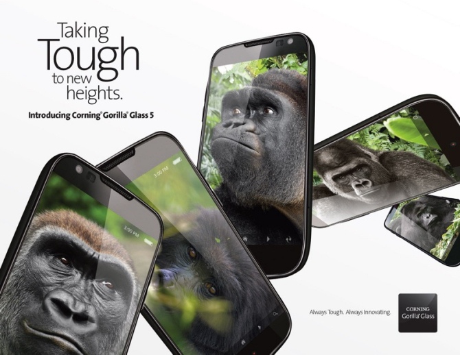 Corning Gorilla Glass 5 - koniec z rozbitymi ekranami? [1]