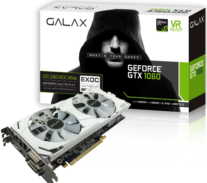 Galax prezentuje trzy autorskie karty GeForce GTX 1060 [1]