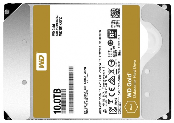 WD Gold 10 TB - nowy dysk z helem w klasie enterprise [1]