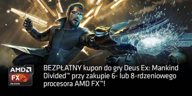 Deus Ex: Rozłam Ludzkości za darmo do procesorów AMD FX [1]