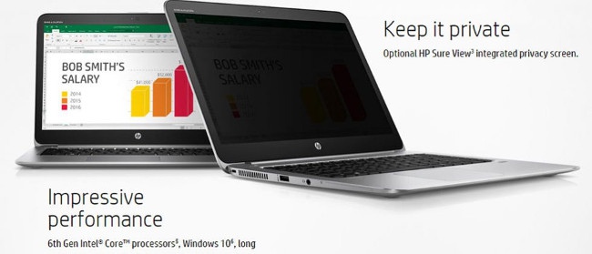 Laptopy HP Elitebook będą wyposażone w ekran typu Sure View [1]