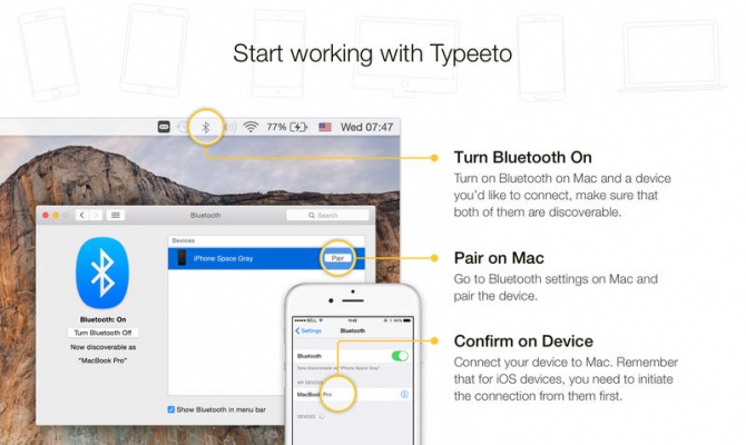 Mac jako klawiatura Bluetooth dzięki Typeeto, teraz za darmo [2]