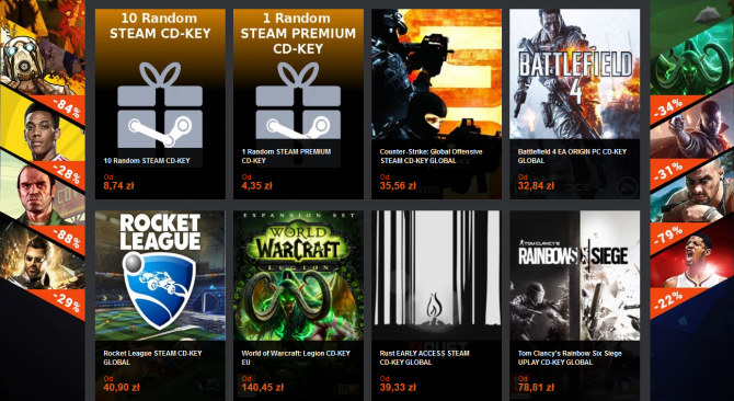 G2A - platforma sama ocenia produkty bez wiedzy kupujących [1]