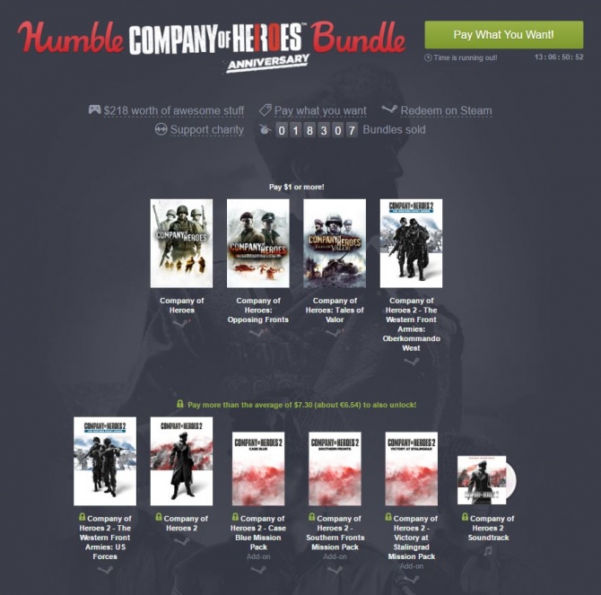 Humble Company of Heroes 10th anniversary Bundle [1]