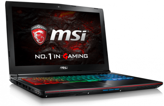 Premiera laptopów MSI z kartą NVIDIA GeForce GTX 1060 3 GB [1]