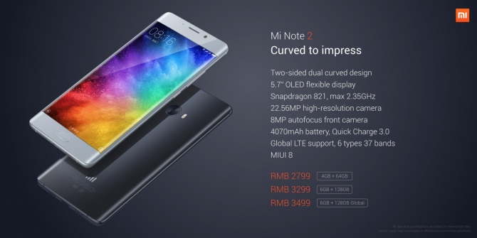 Xiaomi Mi Note 2 - Phablet oficjalnie zapowiedziany [1]